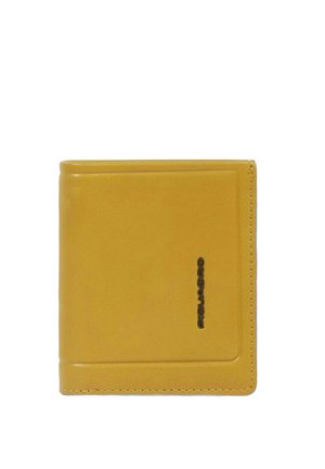 VERTICAL WITH COIN POCKET CREDIT CAR - Geldbörse - giallo