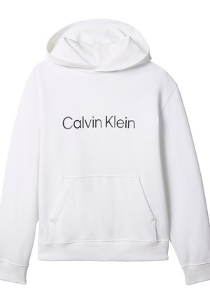 Calvin Klein STANDARD LOGO - Jersey con capucha - bright white