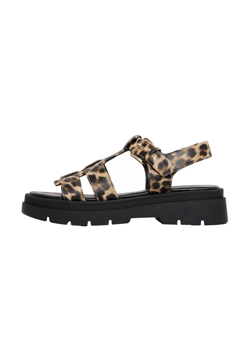 Friends Like These CHUNKY GLADIATOR COMFORT  - Sandály na platformě - leopard print