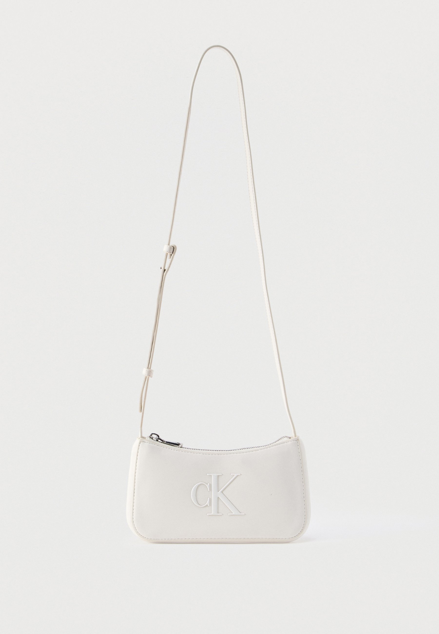 Calvin Klein BOLD MINI BAG - Cross body bag - off-white - Zalando.ie