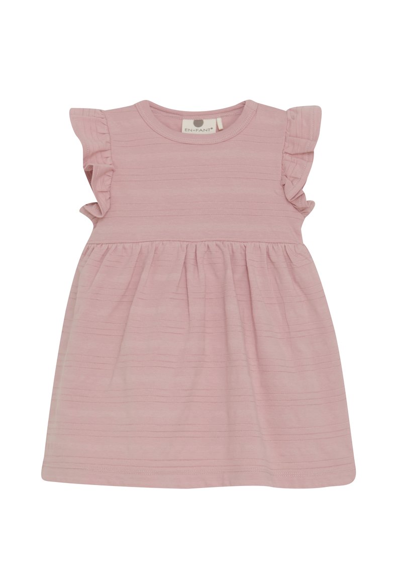 EN FANT Stickad klänning - bridal rose