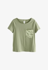 Unselected, blue sage/green floral