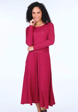 Jerseykleid - rubin