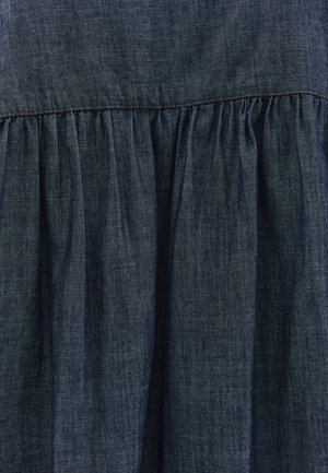 OXXO, BALLOON SLEEVES - Skjortebluser - mid blue denim