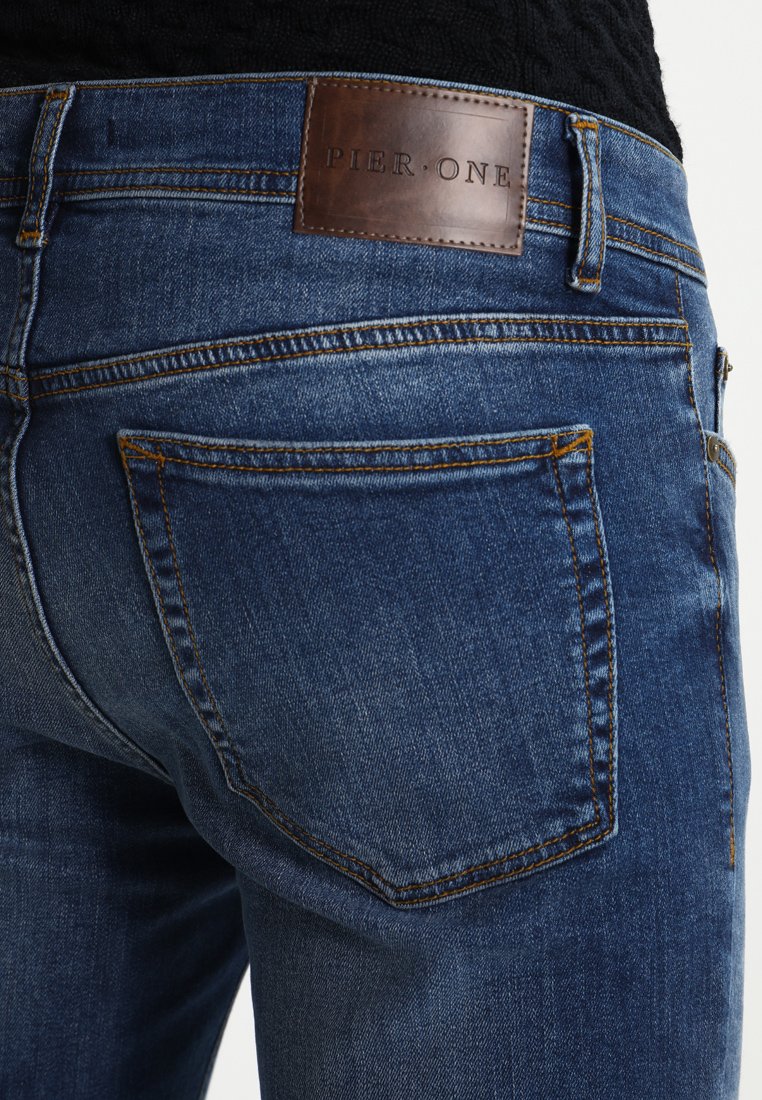 Pier One Jeans slim fit - mid blue denim/blu denim - Zalando.it
