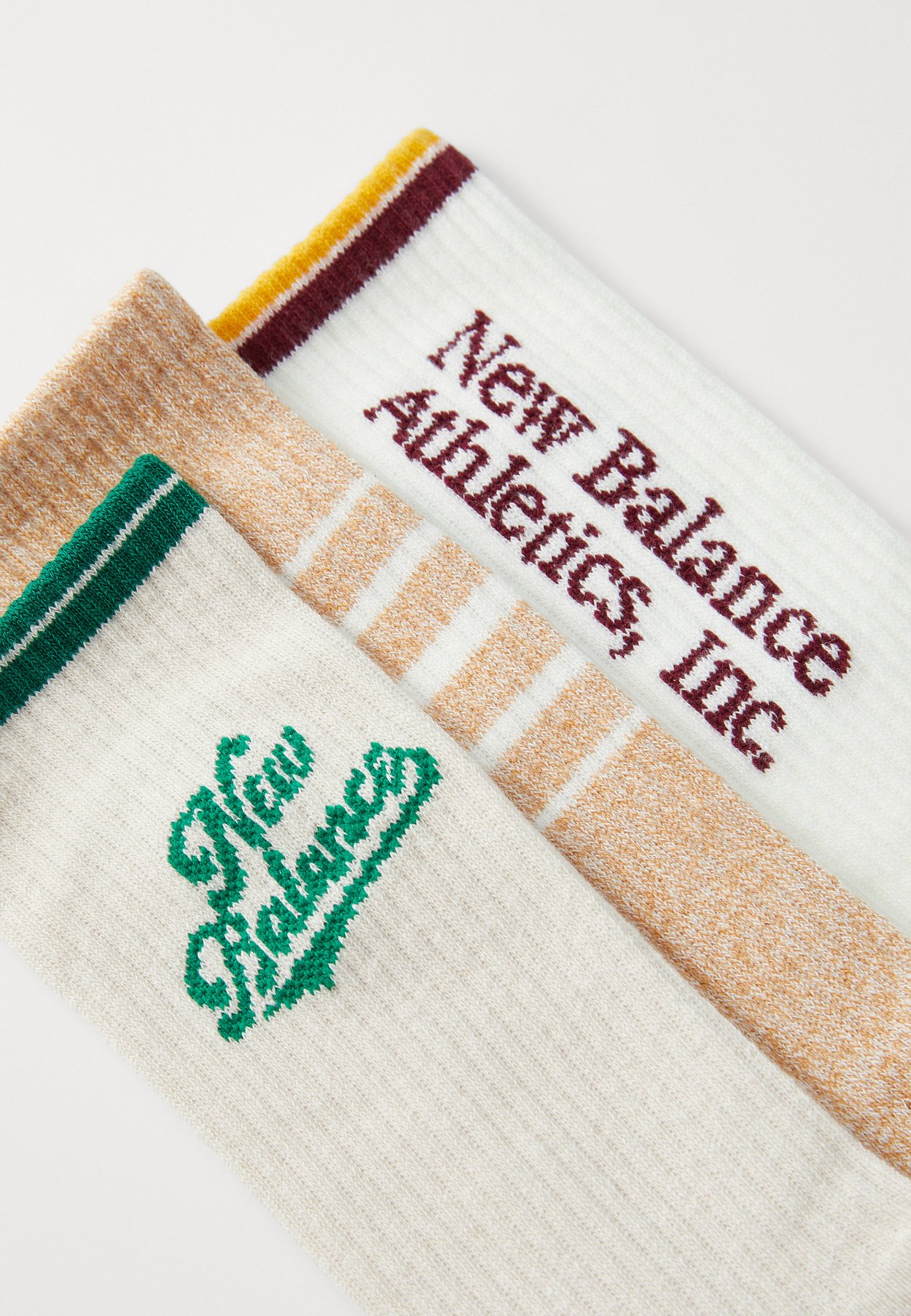 MIXED NB LOGOS CREW 3 PACK