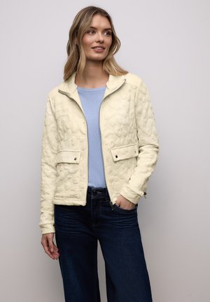 LEO STRUKTUR - Vest - beige