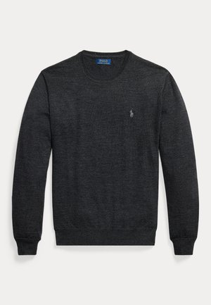 Polo Ralph Lauren, WASHABLE WOOL CREWNECK SWEATER - Striktrøje - dark granite heather