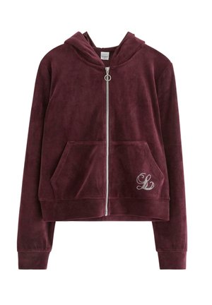 LEO - Mikina s kapucí - dark lilac