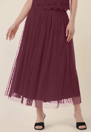 A-Linien-Rock - weinrot