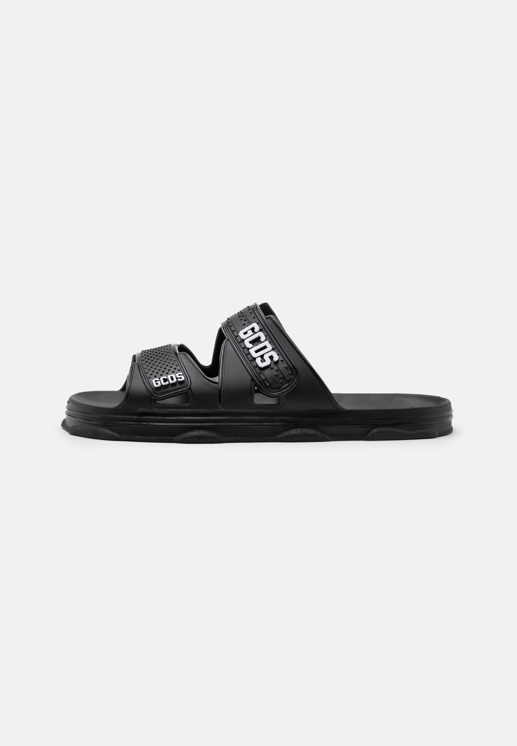 Ciabatte nere con logo Gcds | Ratti Boutique