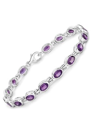 AMETHYST RAFAELA DONATA EDELSTEIN - Armband - silberfarben