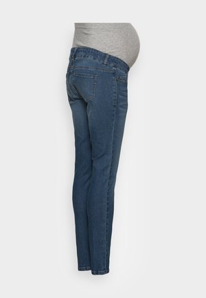 MAMALICIOUS NOVO - Džíny Slim Fit - dark blue denim