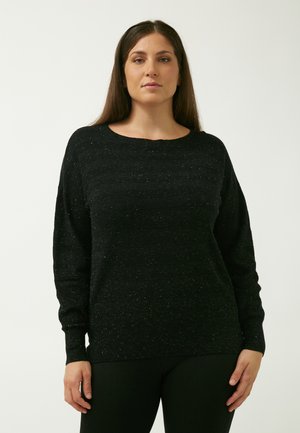 BOAT NECK  - Striktrøje - black