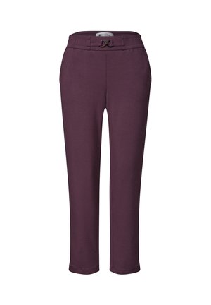 Street One, SLIM LEG HOSE MIT SCHNALLENDETAIL - Bukser - rustic rouge
