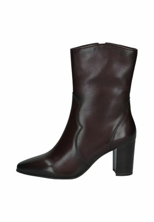 Caprice, STIEFELETTE - Boots à talons - dk brown nappa