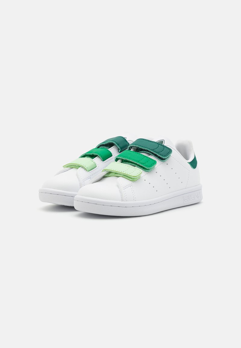 adidas gazelle silver green womens adidas Originals Stan Smith Shoes | White/Green main image 1
