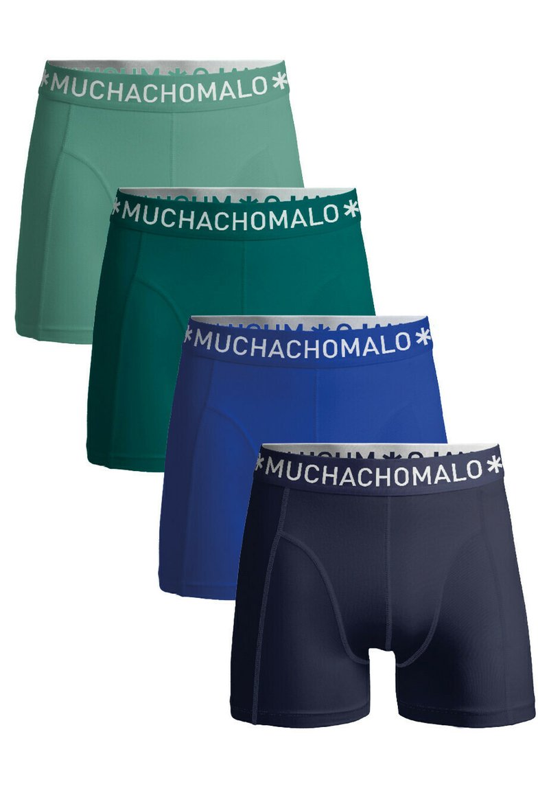 MUCHACHOMALO 4-PACK - Uske bokserice - blue green