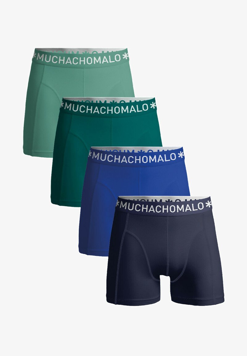 MUCHACHOMALO 4-PACK - Úzké boxerky - blue green