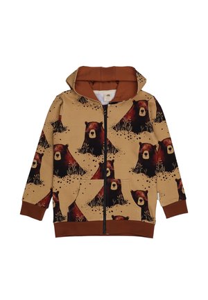 GRIZZLY BEARS - Zip-up sweatshirt - brown