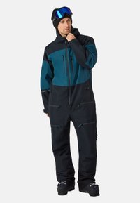 FREERIDE SNOW - Snowsuit - emerald green black