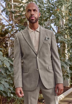 Next SLIM FIT TEXTURED - Anzugsakko - neutral