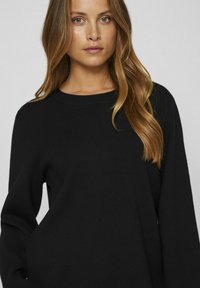 VILA VICASSIE  - Jersey de punto - black beauty