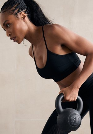 ENDURANCE BRA - Medium support sports bra - black