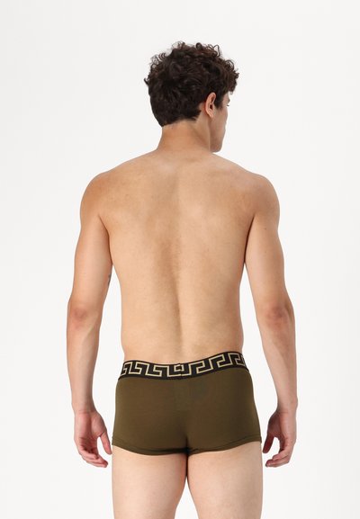 Versace UNDERPANTS LOW RISE TRUNK TOPEKA NEW LOGO - Boxer alsónadrág - dark green