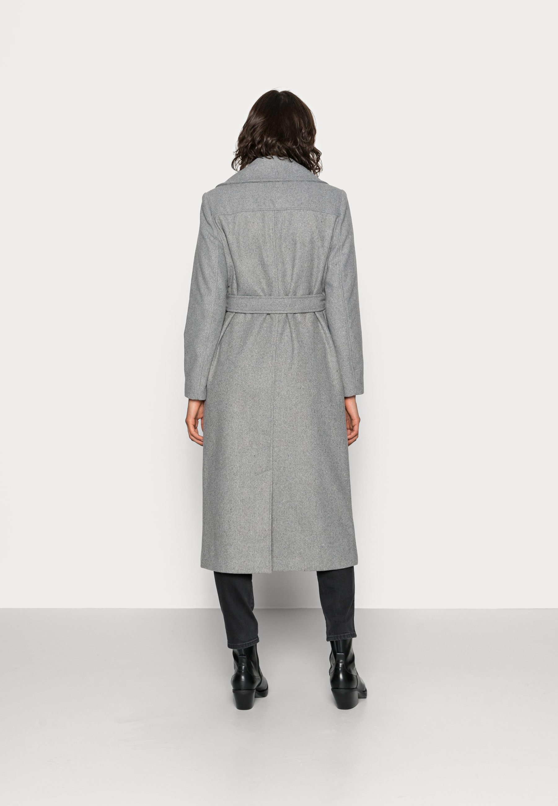black grey coat