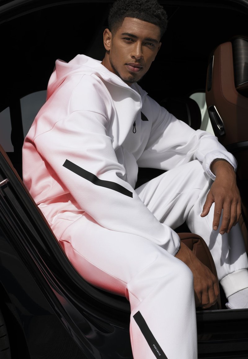 adidas Sportswear - Tracksuit bottoms - white, Enlarge