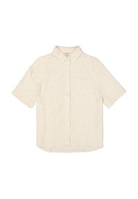 Hemdbluse - beige stone
