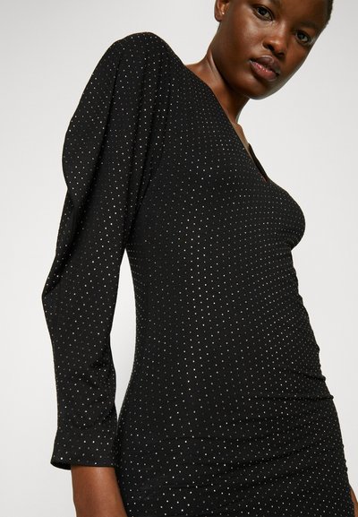 Iro NITTE - Robe en jersey - full black/silver