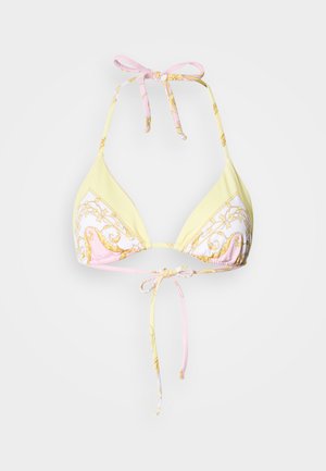 SWIM PRINTED - Bikini felső - pale yellow/rose quartz
