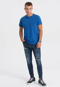 Ombre Jednoduché tričko - blue