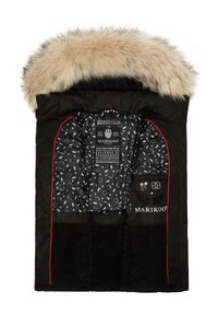 Marikoo EISFLÖCKCHEN - Strukirani kaput - black