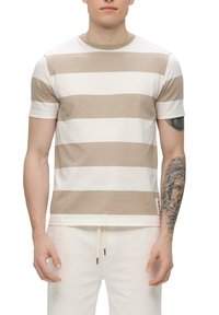 QS T-shirt imprimé - beige