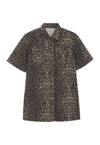 Creamie Jeansklänning - brown leo