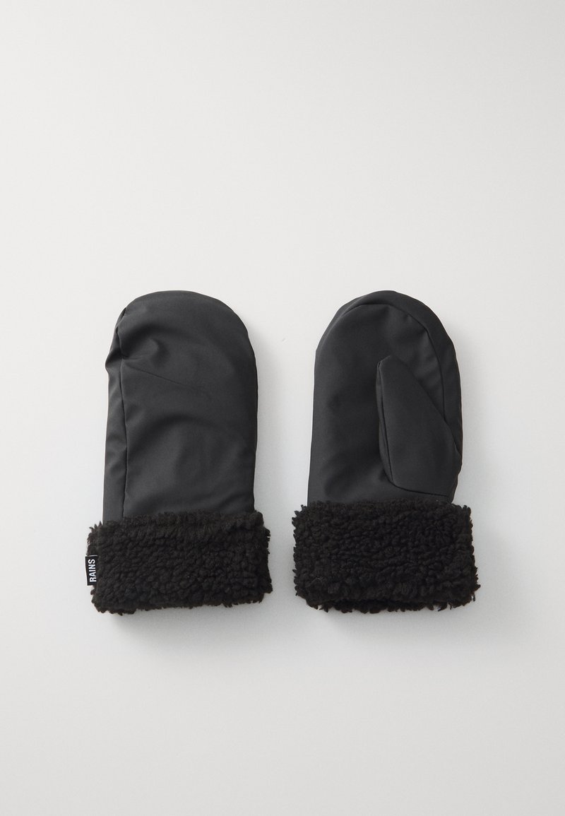 Rains PUFFER MITTENS UNISEX - Moufles - black/noir - ZALANDO.FR