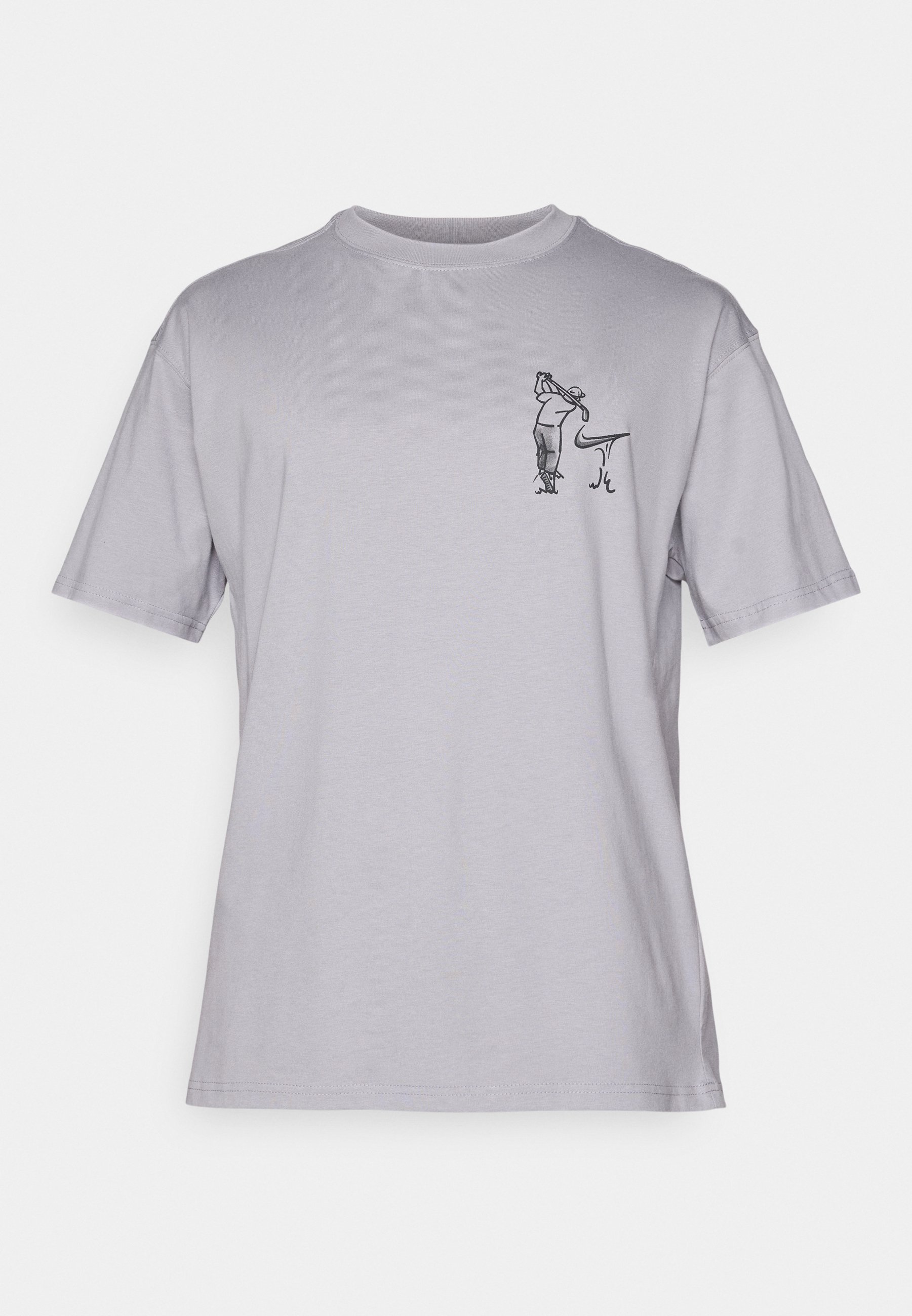 Nike Golf TEE M90 GOLF - Print T-shirt - cement grey/off noir/grey