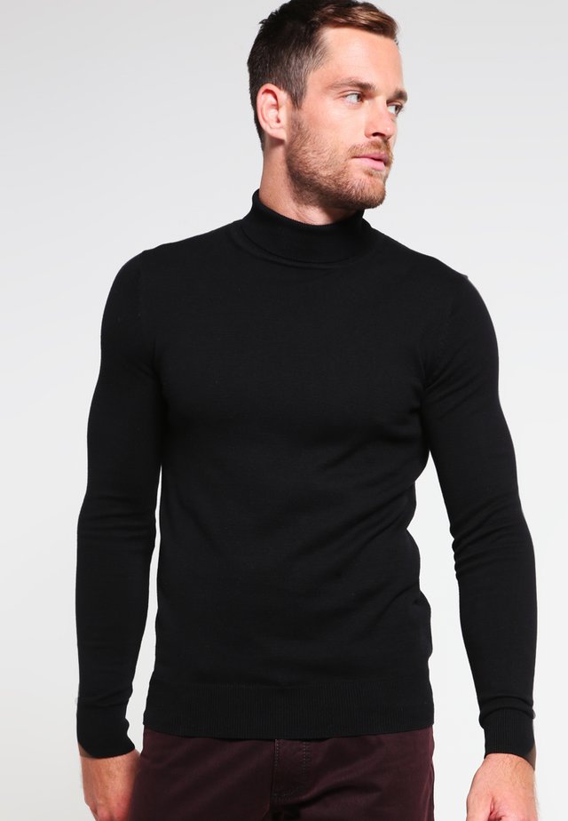 HENRIK - Strikpullover /Striktrøjer - black