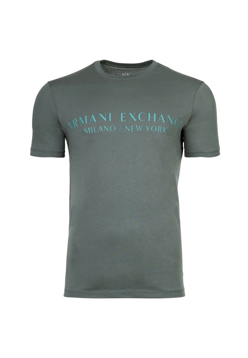 Armani Exchange T-shirt print lichtgroen