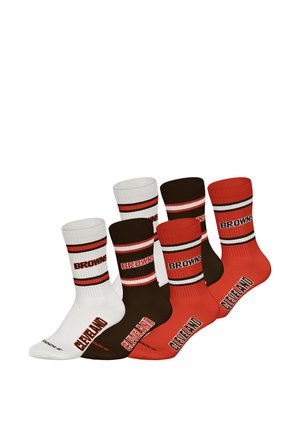 CLEVELAND 6-PACK - Sokken - brn/wht/org