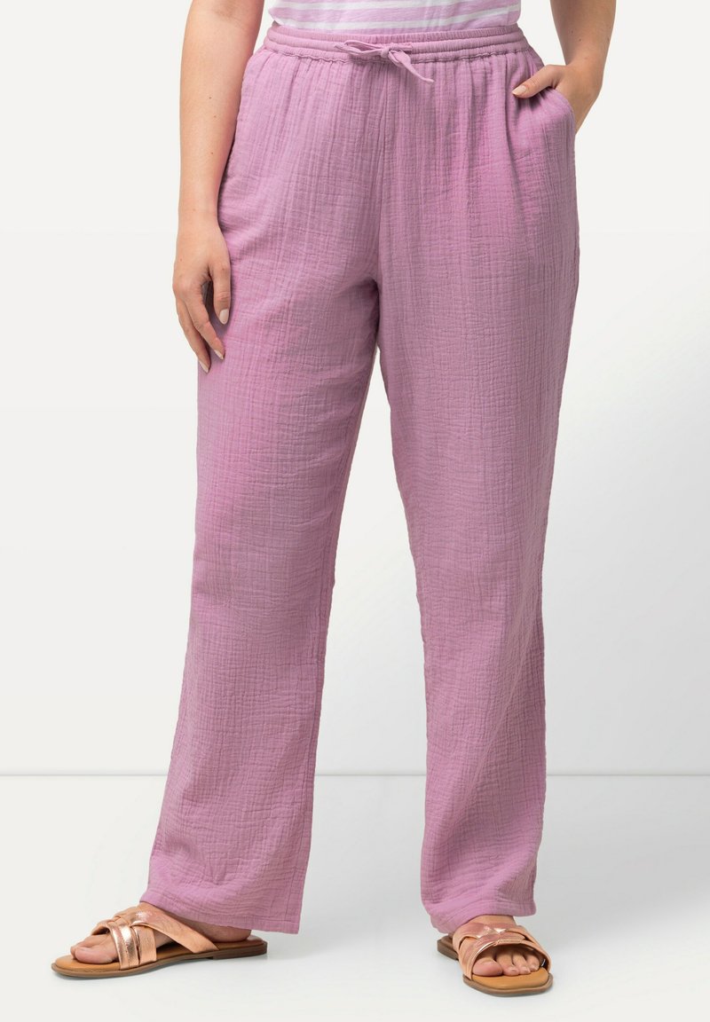 Ulla Popken PULL-ON - Kalhoty - light violet