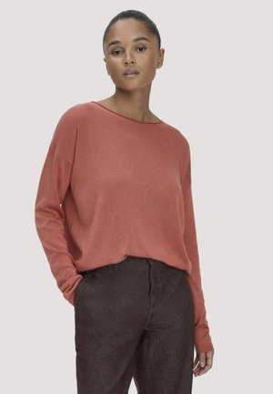 PULLOVER - Strickpullover - pfirsichrot