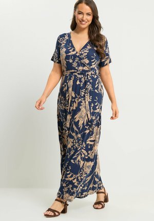 Yours Clothing, PLUS SIZE FLORAL DRESSES - Maxikleid - navy