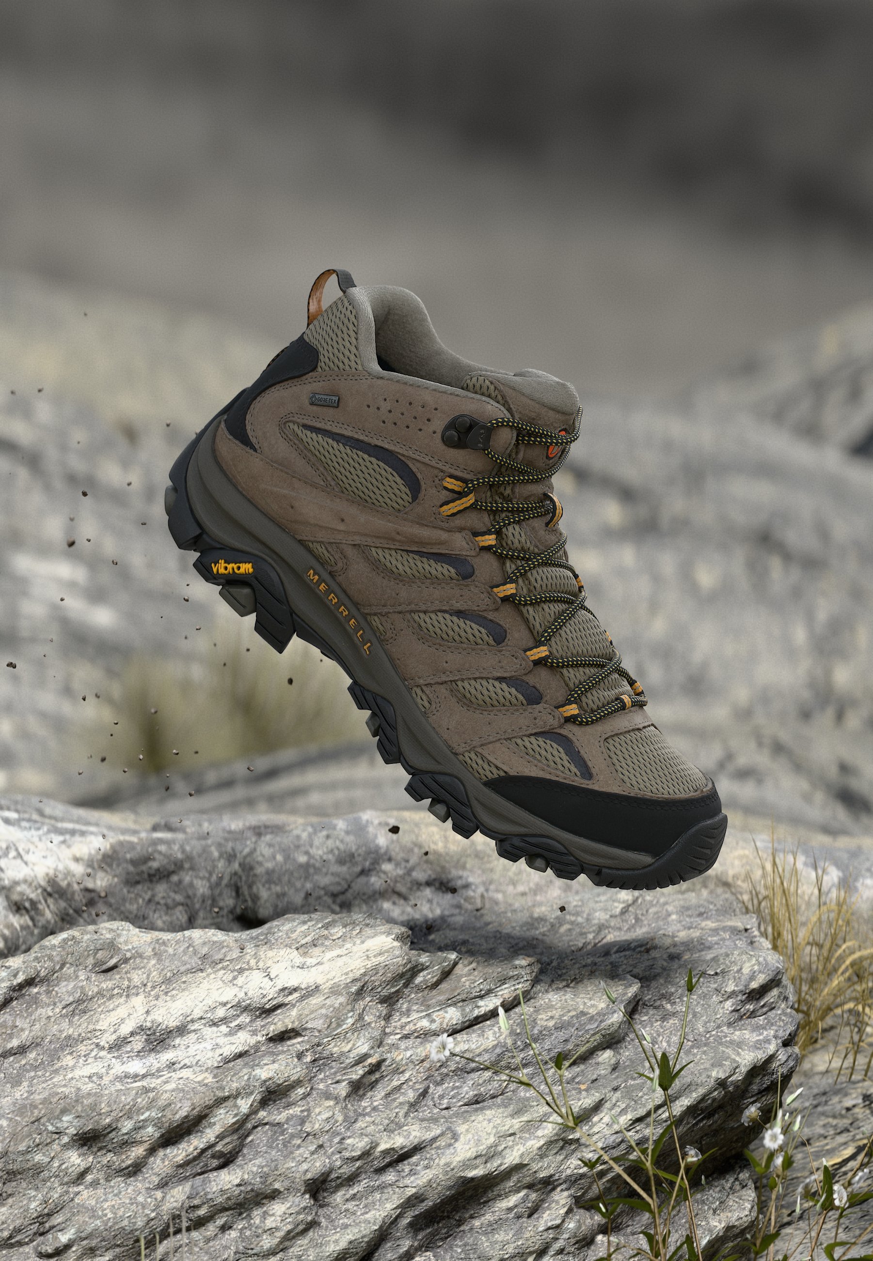 Merrell MOAB 3 MID GORE TEX - Hiking shoes - pecan/light brown