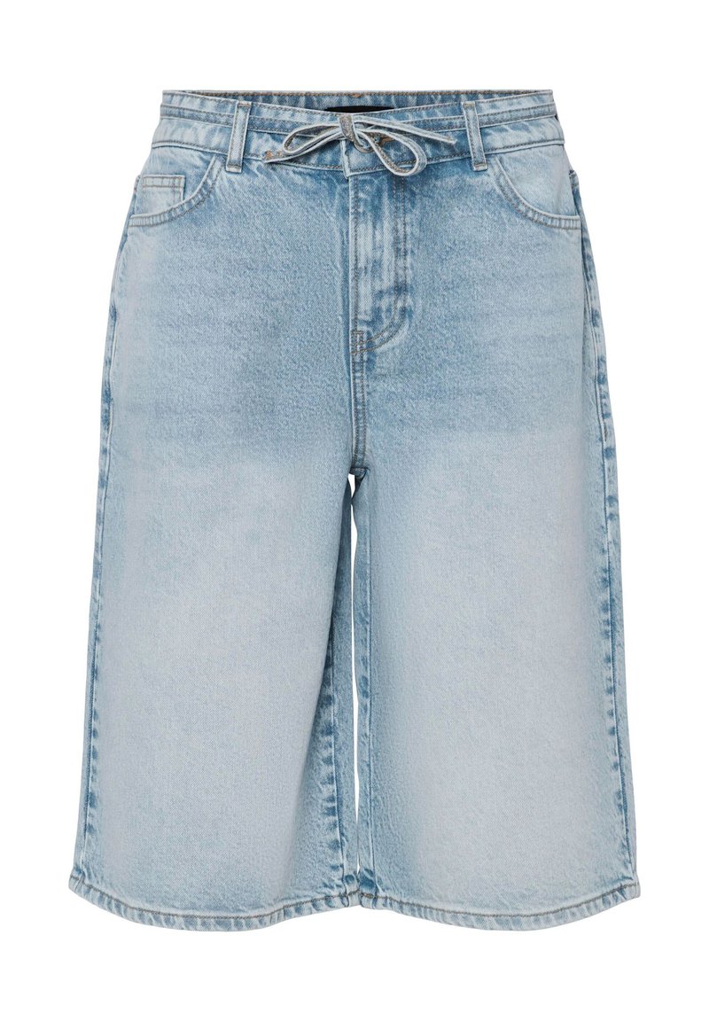 Pieces Jeansshort lichtblauw denim
