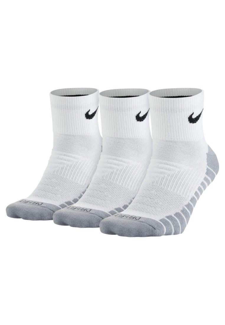 Nike Performance EVERYDAY MAX CUSH ANKLE UNISEX 3 PACK - Sportzoknik - white