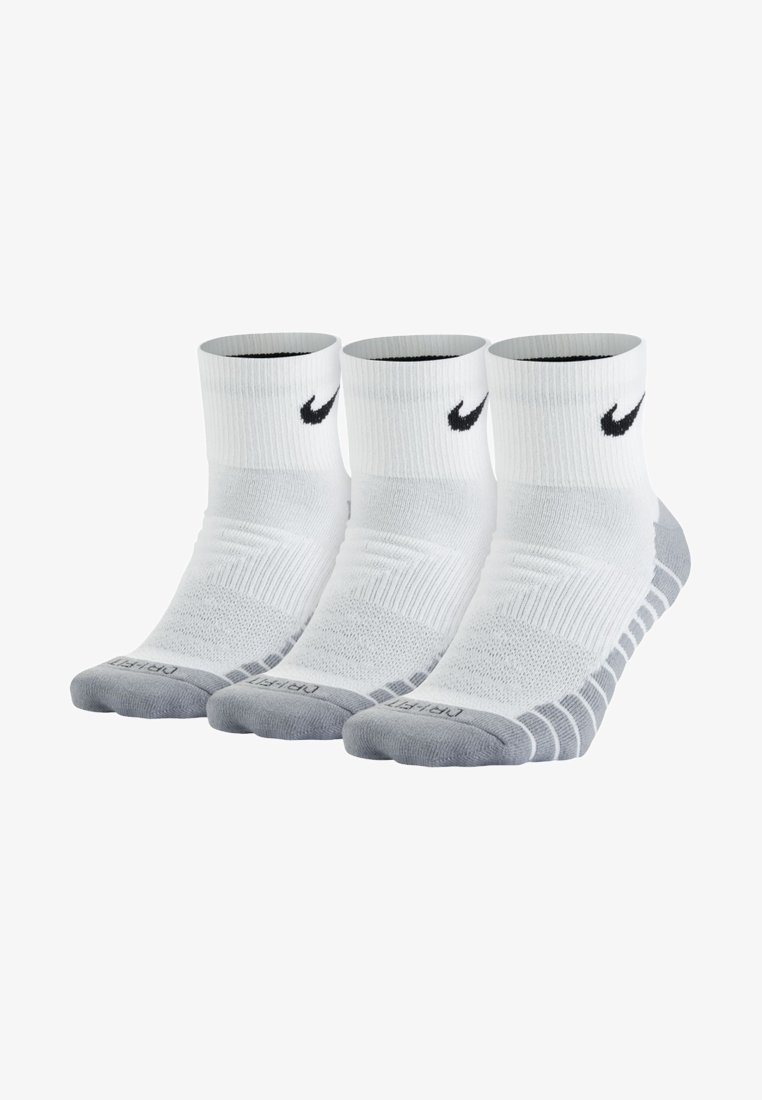 Nike Performance EVERYDAY MAX CUSH ANKLE UNISEX 3 PACK - Športne nogavice - white